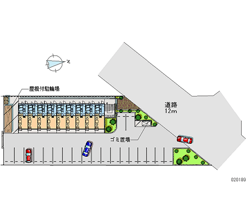 レオパレスＪＰⅡ 区画図