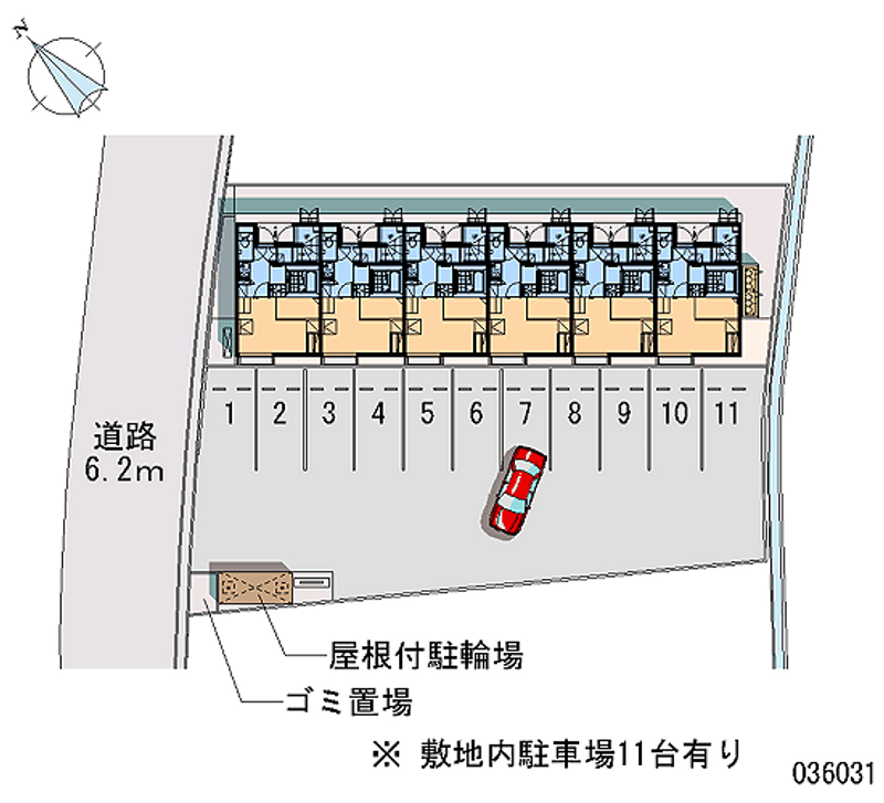 レオパレスキリーク　ＹＨ 月極駐車場