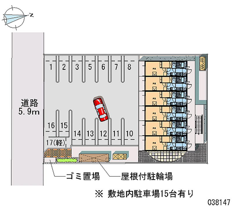 38147 Monthly parking lot