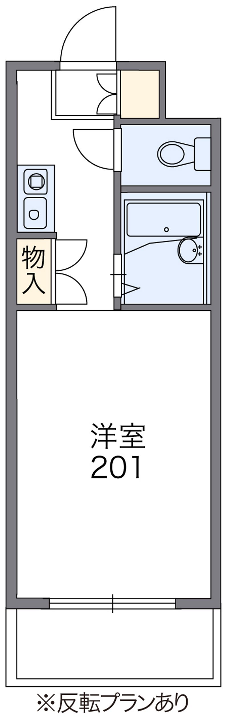 レオパレスＡＮＮＥＸ　ＨＩＹＯＳＨＩ 間取図