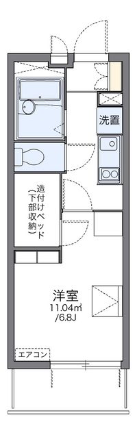 レオパレスＤＯＵＢＬＥＴＯＭＯ 間取り図