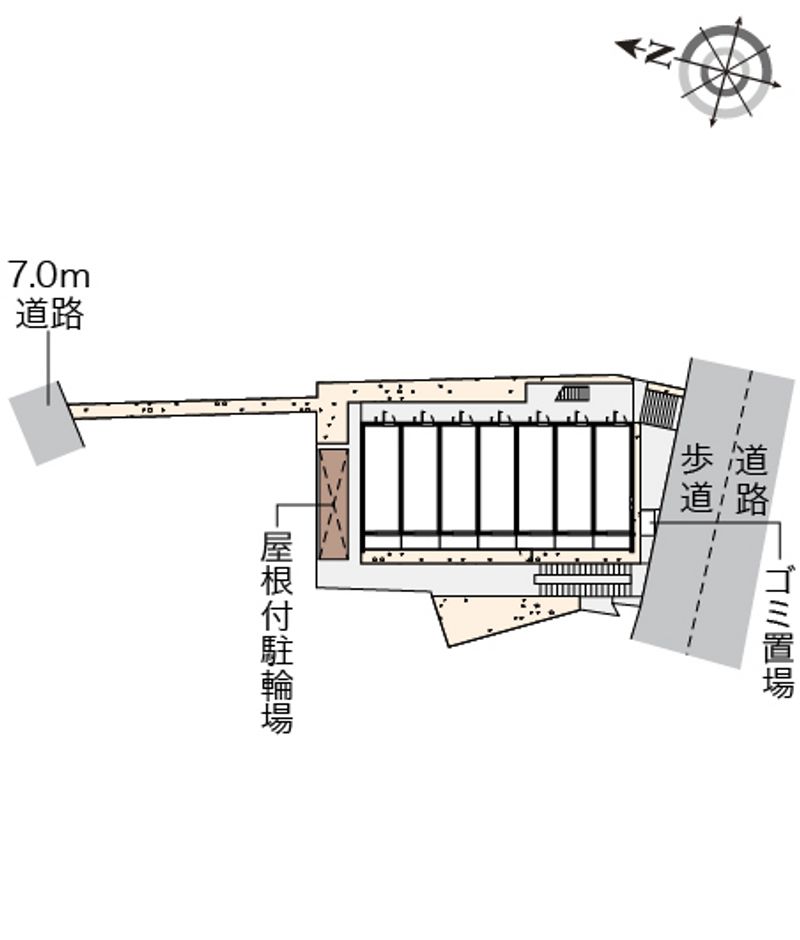 クレイノシャトレー栗木 配置図