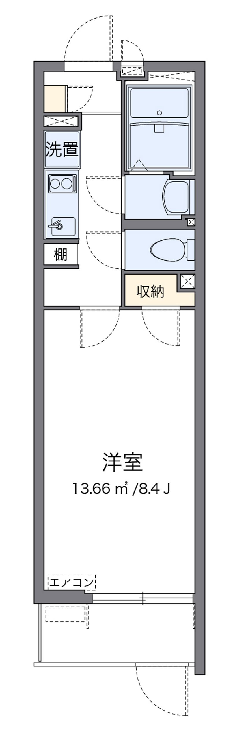 クレイノルナ　ルミエール三郷 間取図