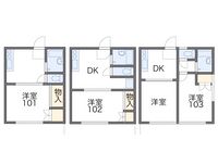 レオパレスＨａｓｈｉｂａ 間取り図