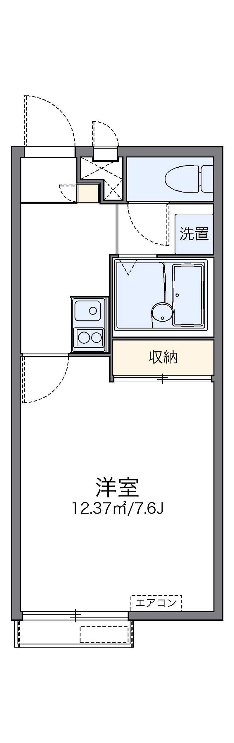 レオパレス新家Ⅱ 間取図