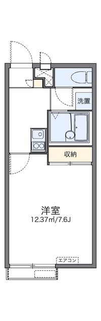 レオパレス新家Ⅱ 間取り図