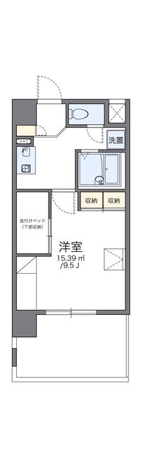 レオパレスＲＥＺＯＮ中百舌鳥 間取り図