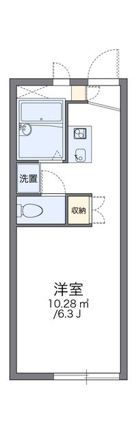 レオパレスたちばな 間取り図