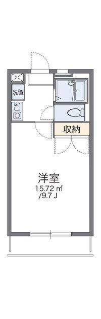 レオパレスクール 間取り図