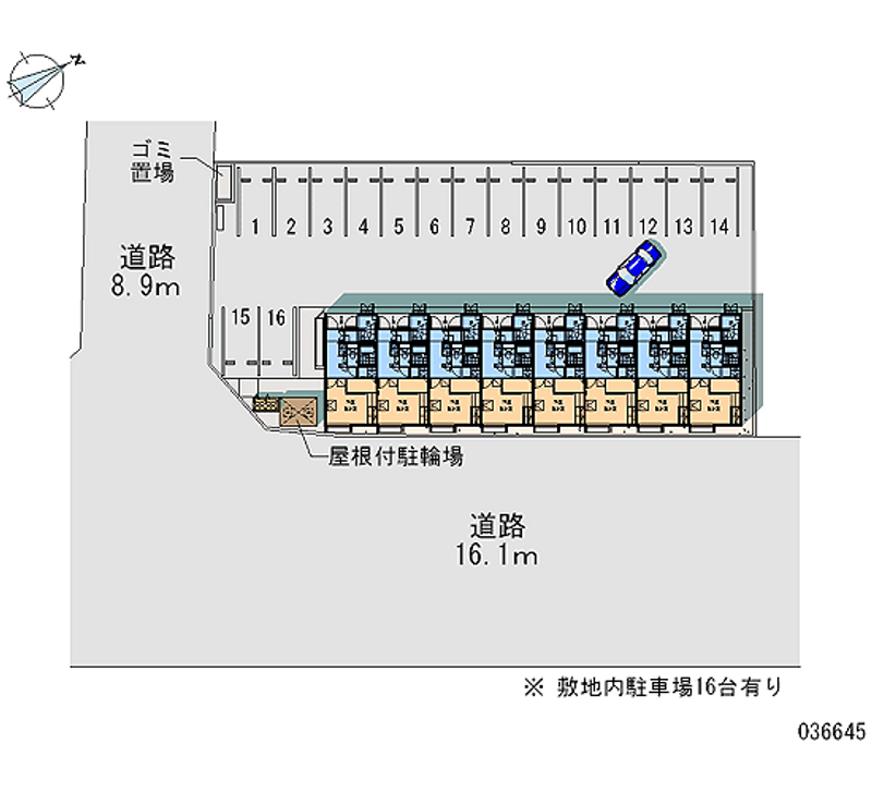 36645 Monthly parking lot