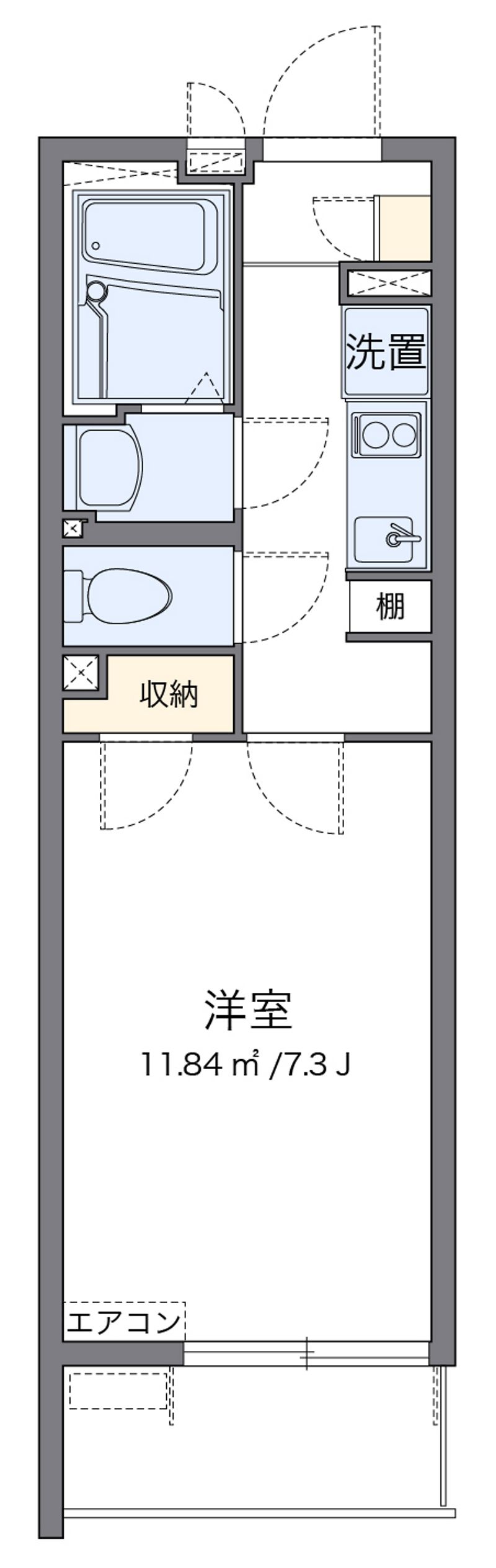 クレイノヴァレッタ２ 間取図