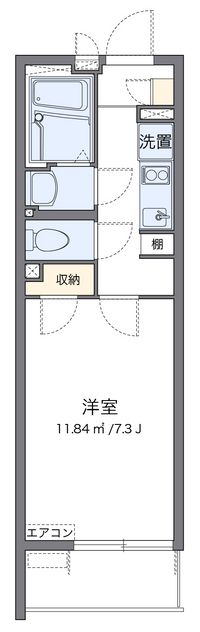 クレイノヴァレッタ２ 間取り図