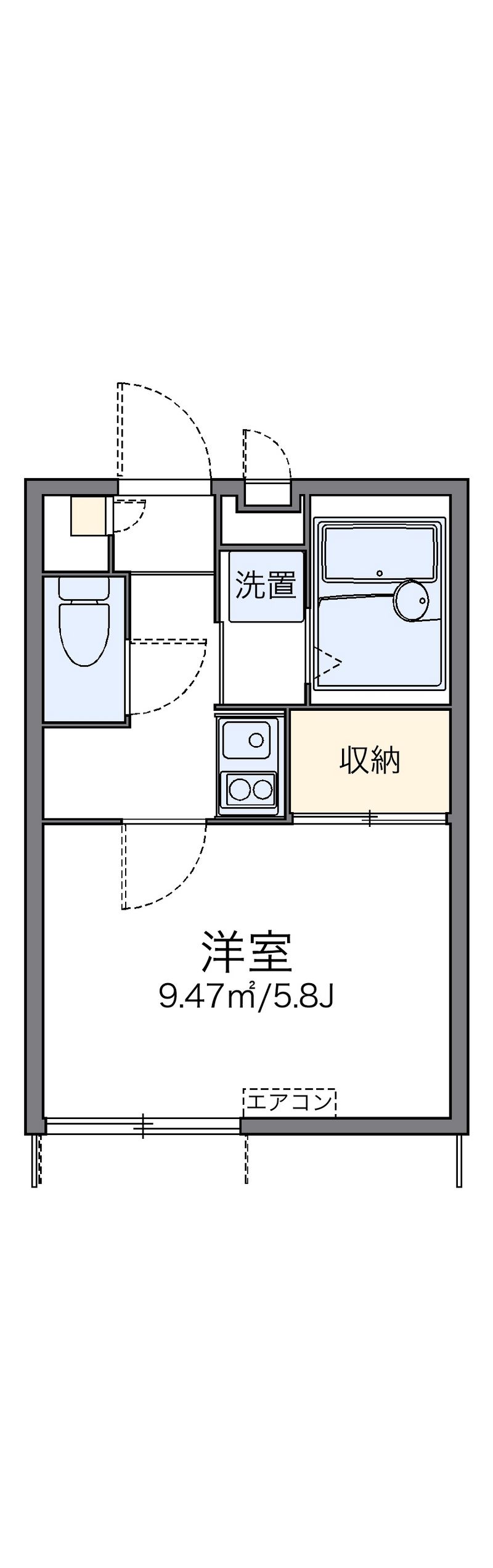 レオパレスレスト　フル　ホーム 間取り
