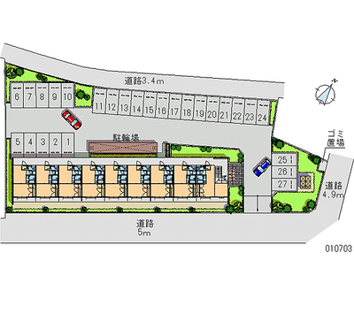 10703 Monthly parking lot