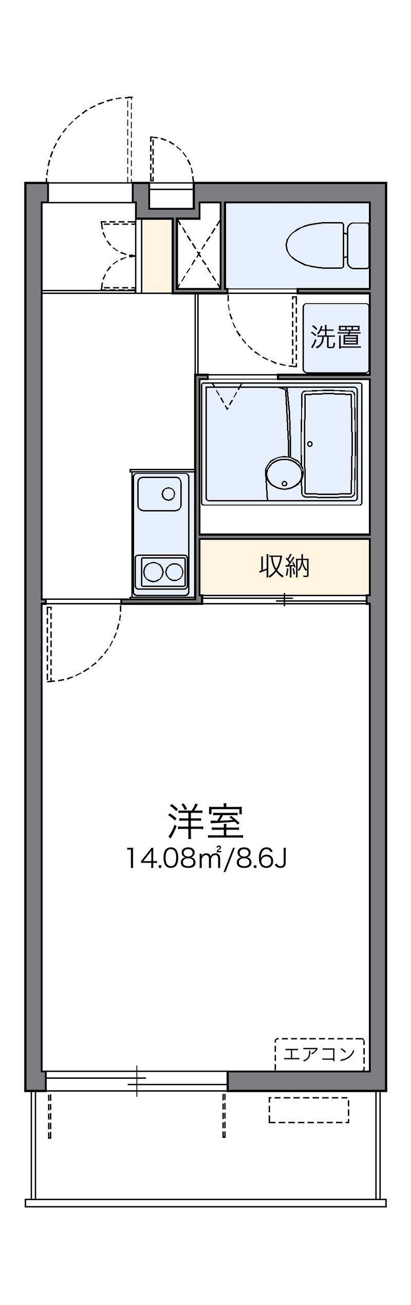 レオネクスト苅藻 間取図
