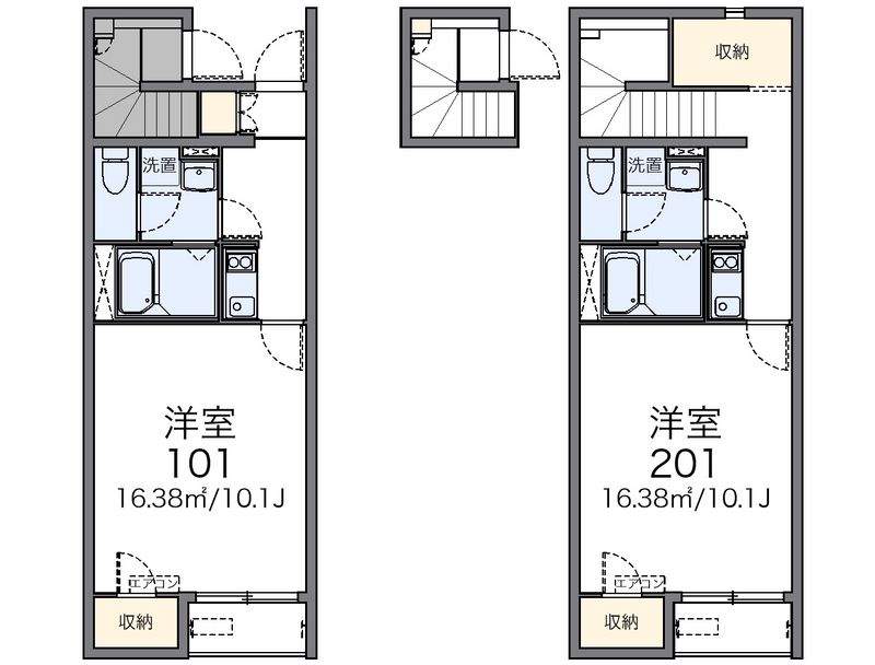 レオネクスト高島一丁目 間取図