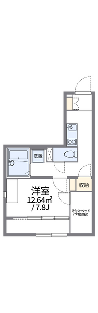 レオパレスグレイス 間取り図