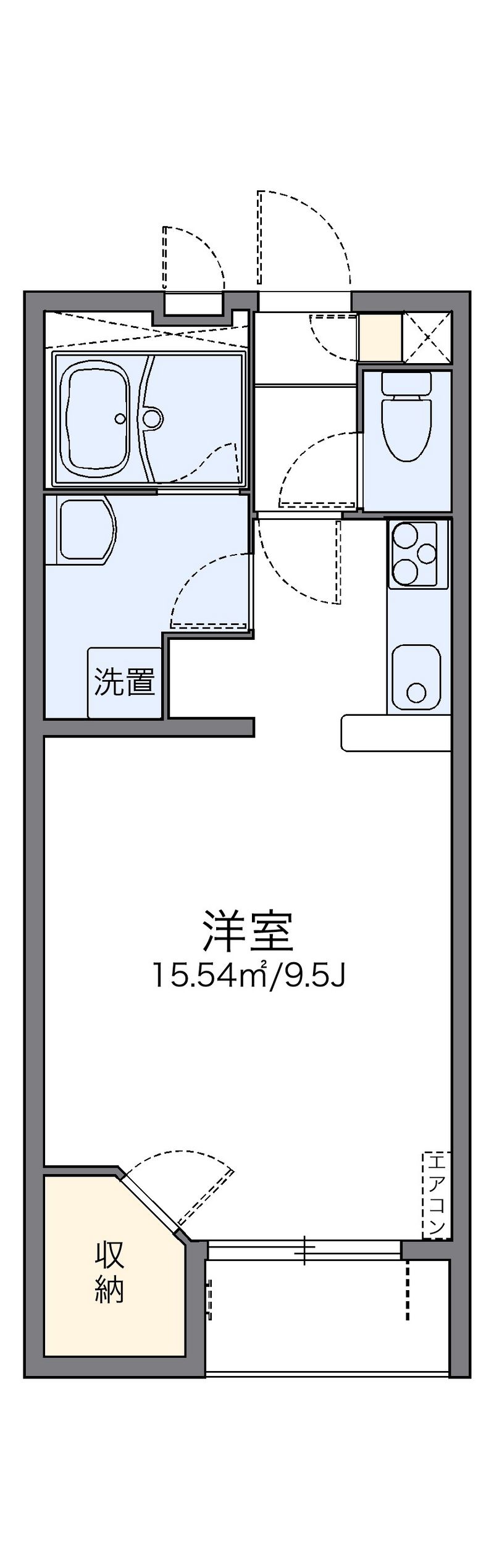 レオネクストアイリーブルー 間取図
