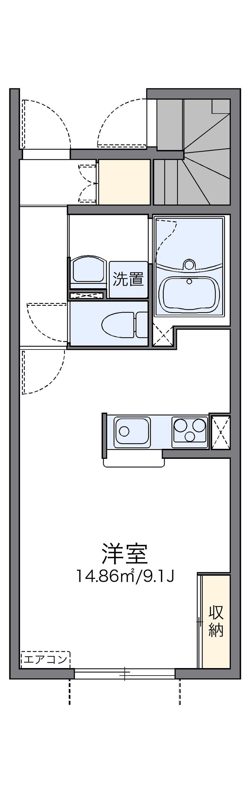 レオネクストクラーク館 間取図