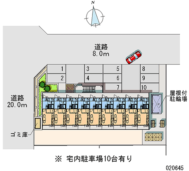 20645 Monthly parking lot