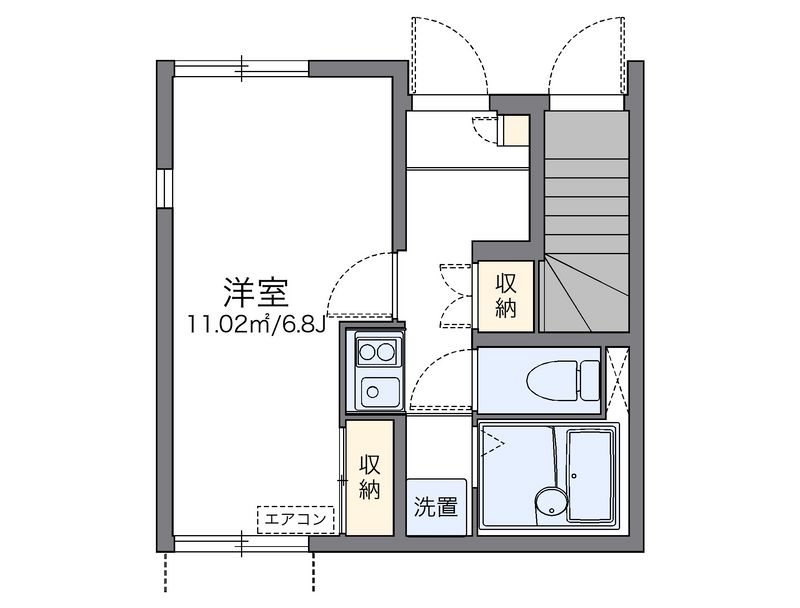 レオネクストグリシナパティオ 間取図