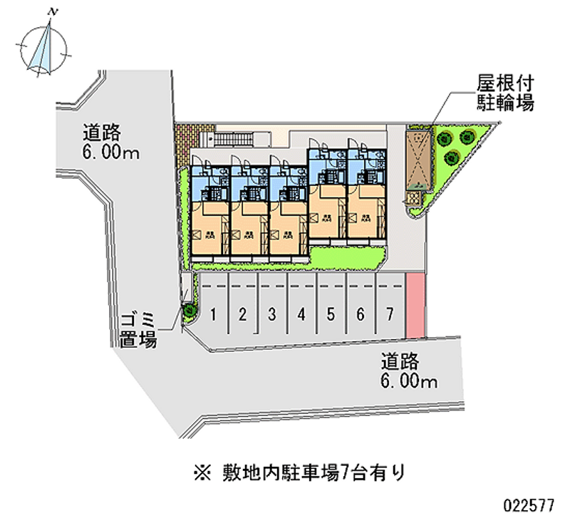 22577 Monthly parking lot