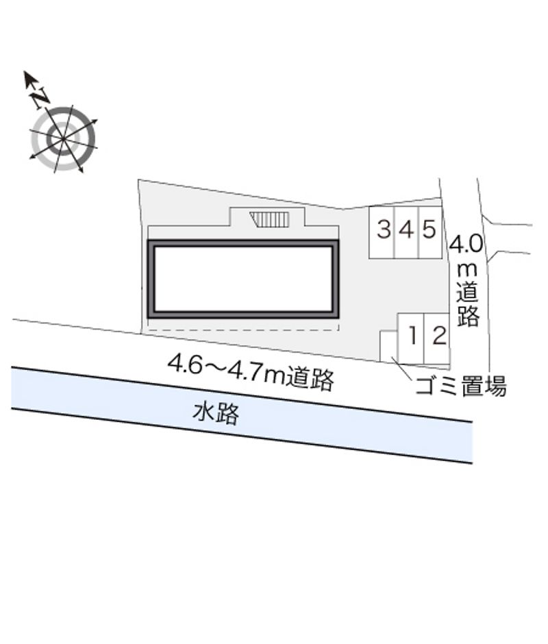 レオパレスミヤⅡ 配置図