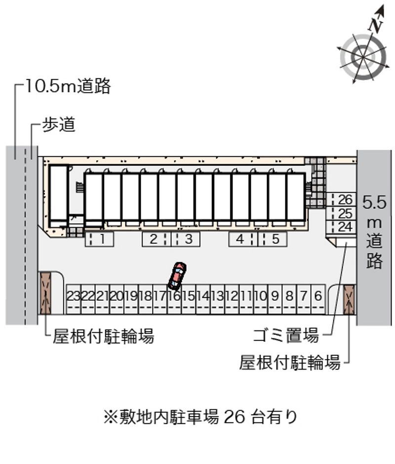 ミランダＭｙやまが　グランツ 配置図