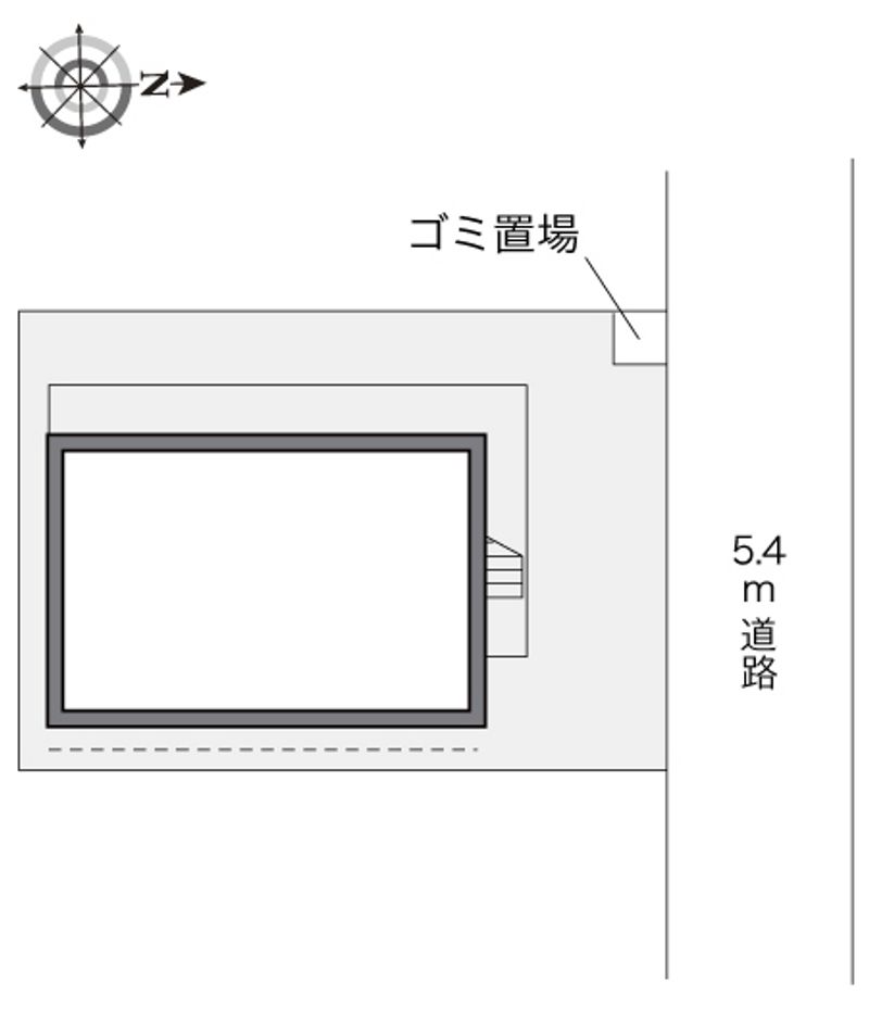レオパレスフィレンツェ東海通 配置図