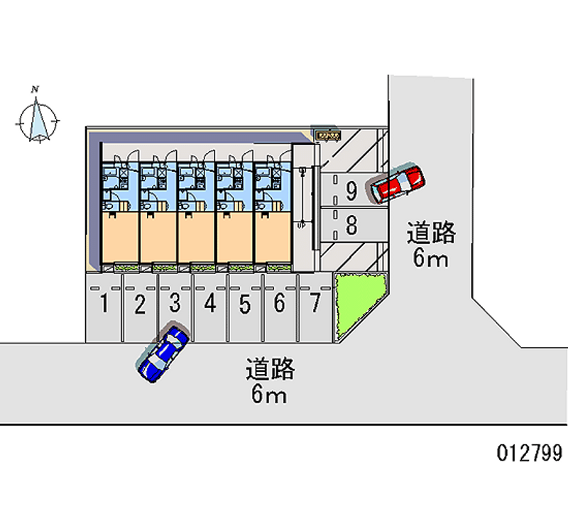 レオパレス本丸 月極駐車場