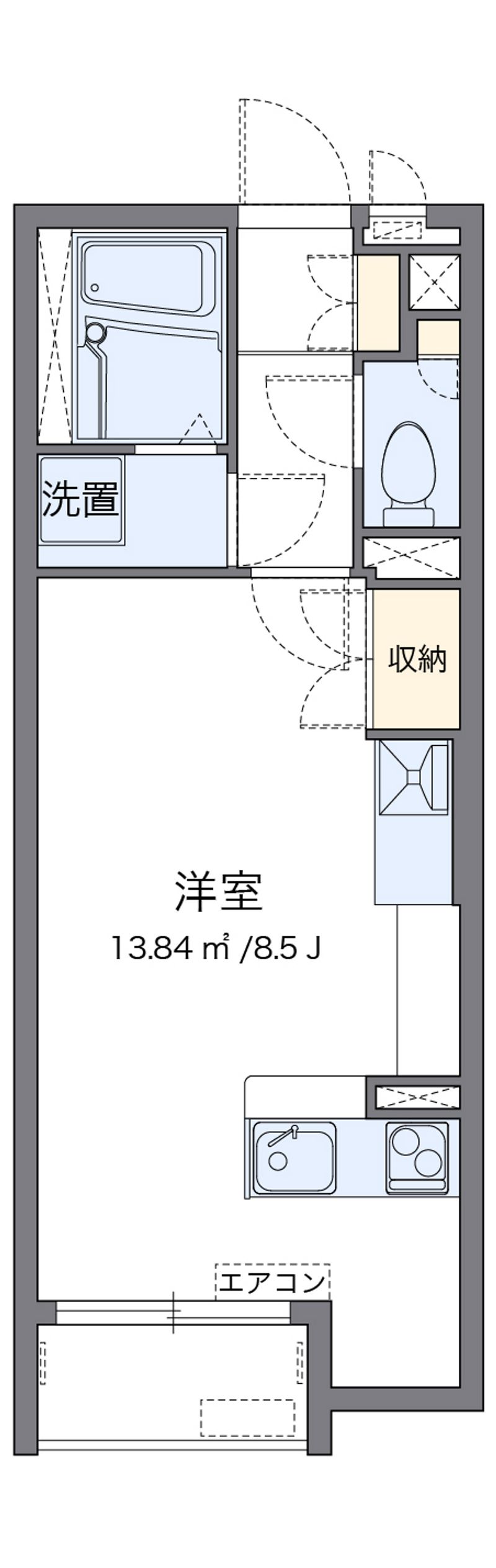 レオネクスト西山天王山 間取図