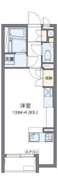 レオネクスト西山天王山 間取り図