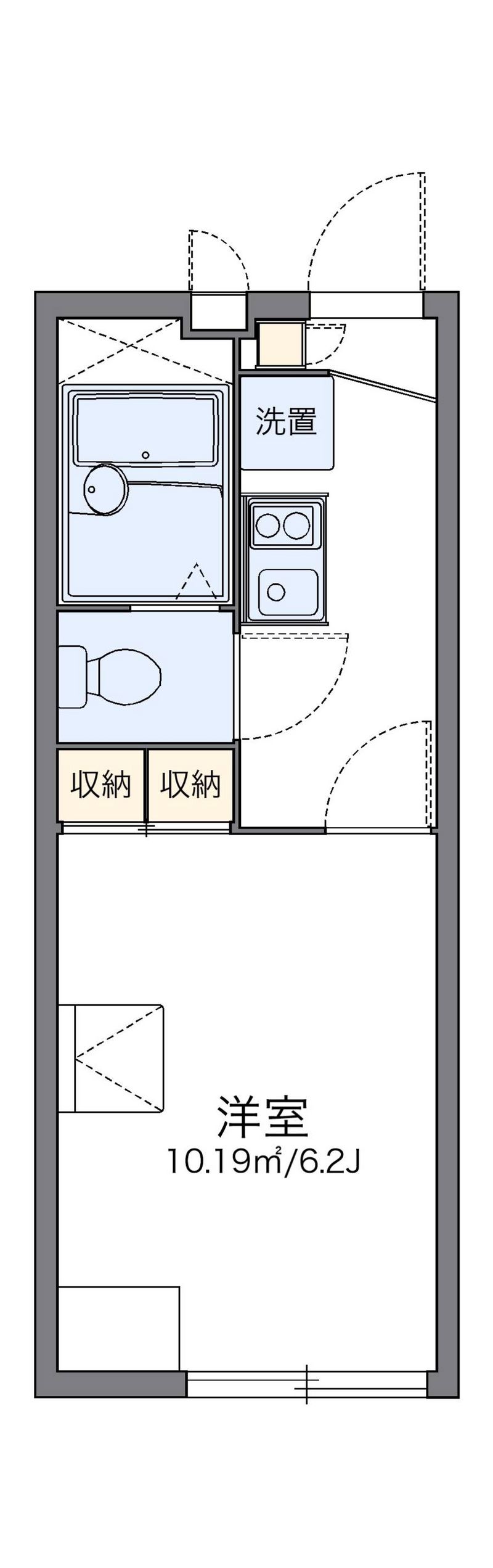 レオパレスソレイユ 間取図