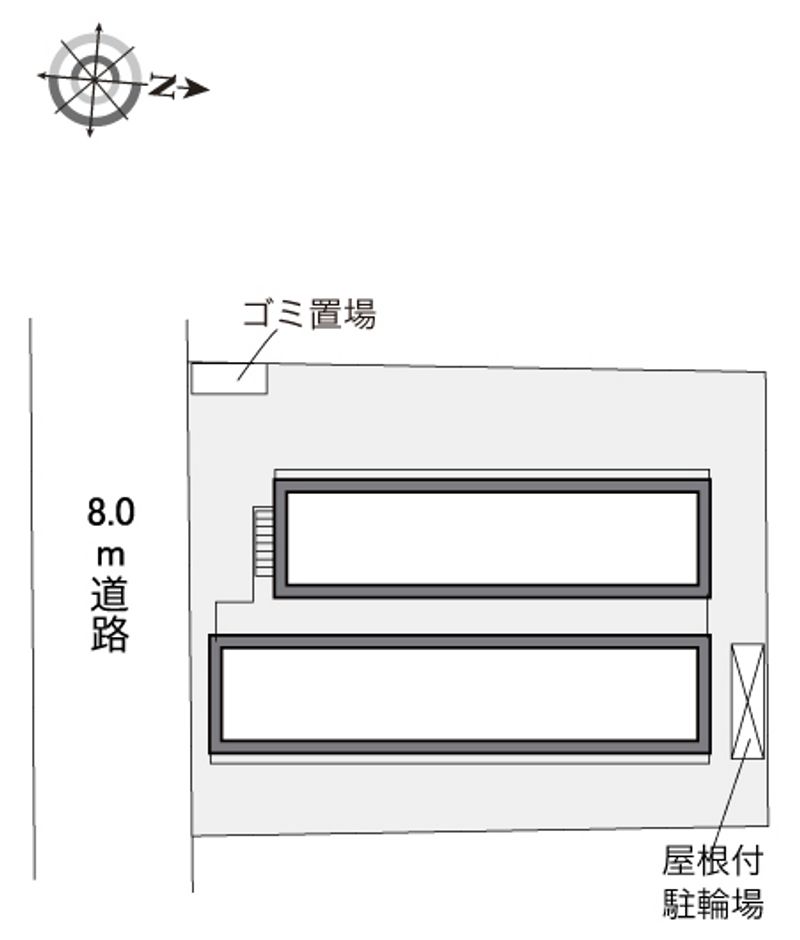 レオパレスユピテル 配置図