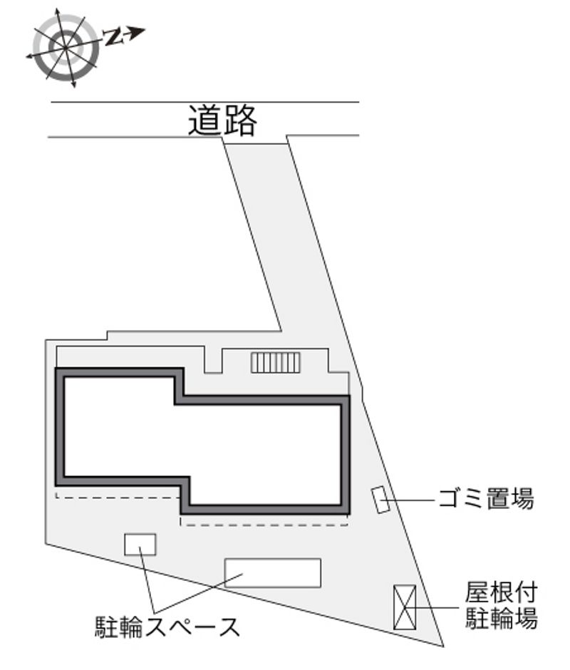 レオパレス東淡路 配置図