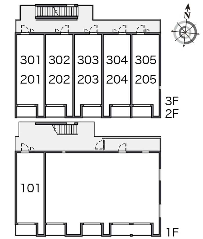 ミランダサニーハイツ　光 間取り配置図