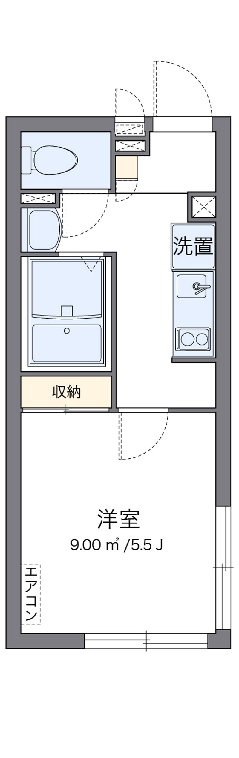 クレイノリーブス　梅屋敷 間取図
