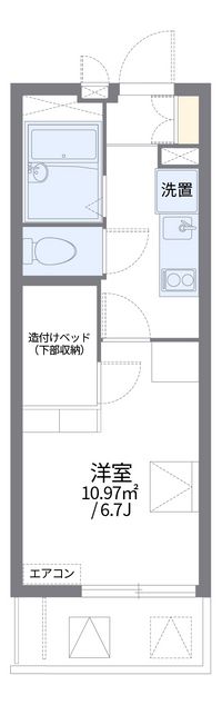 レオパレス椎の実４ 間取り図