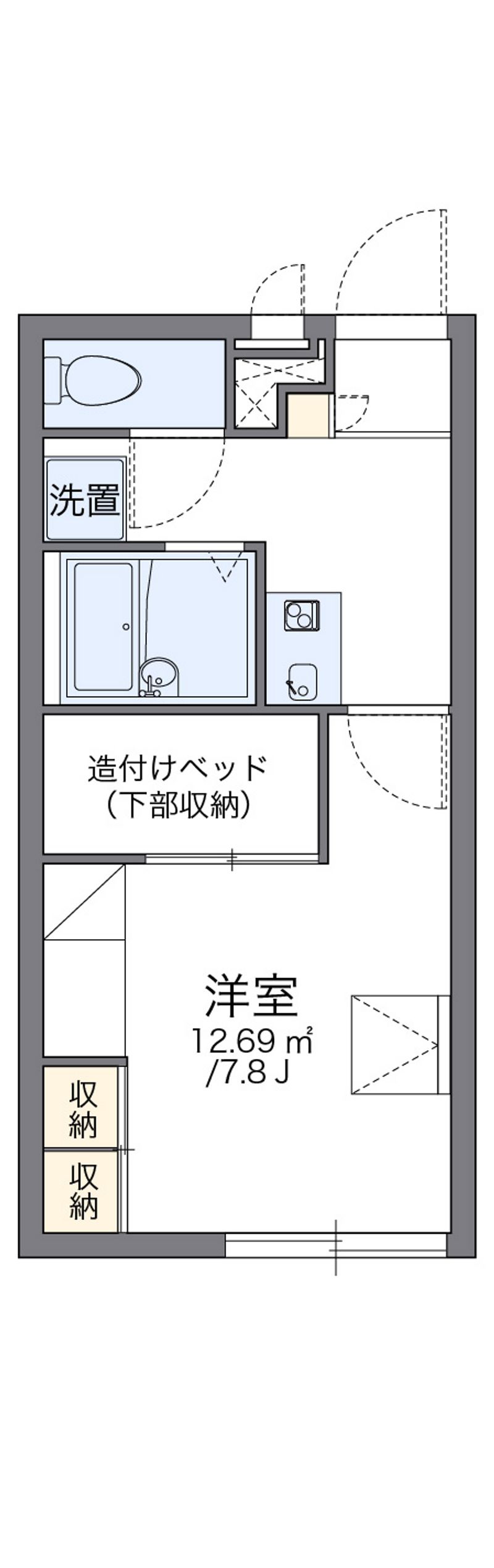 レオパレス展 間取図