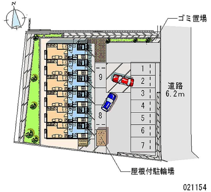 21154月租停车场