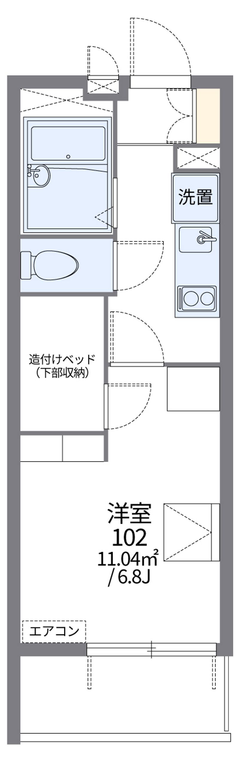 レオパレスメゾン　ド　玉川 間取図