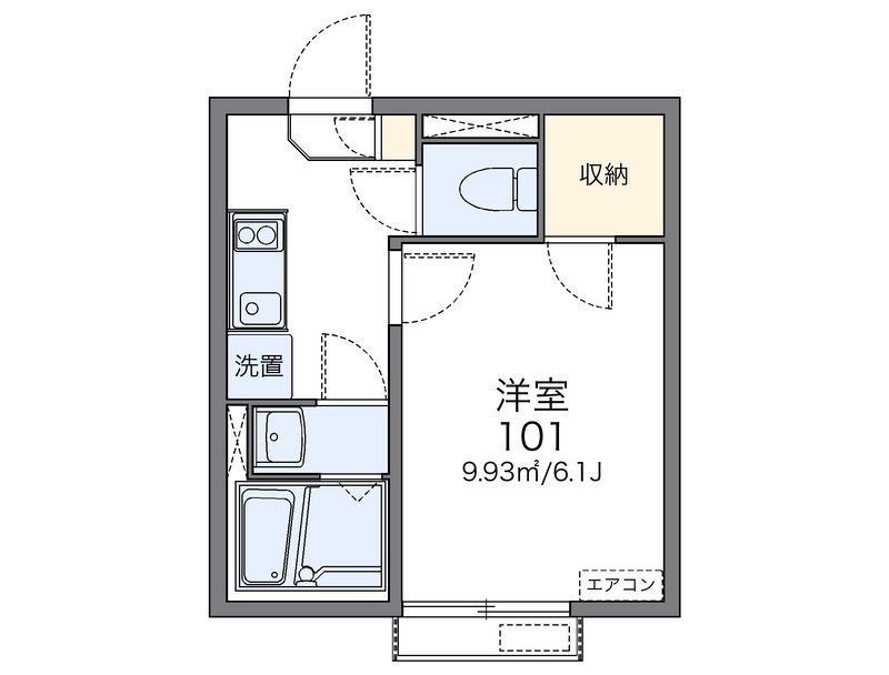レオネクストＫ　スリー 間取図