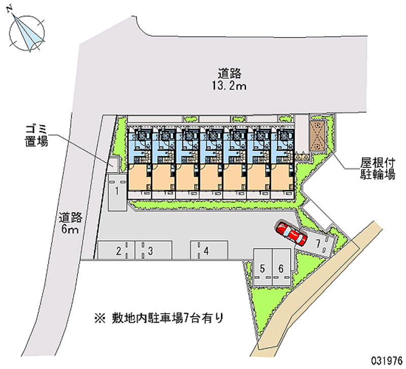 レオパレス木古庭 月極駐車場