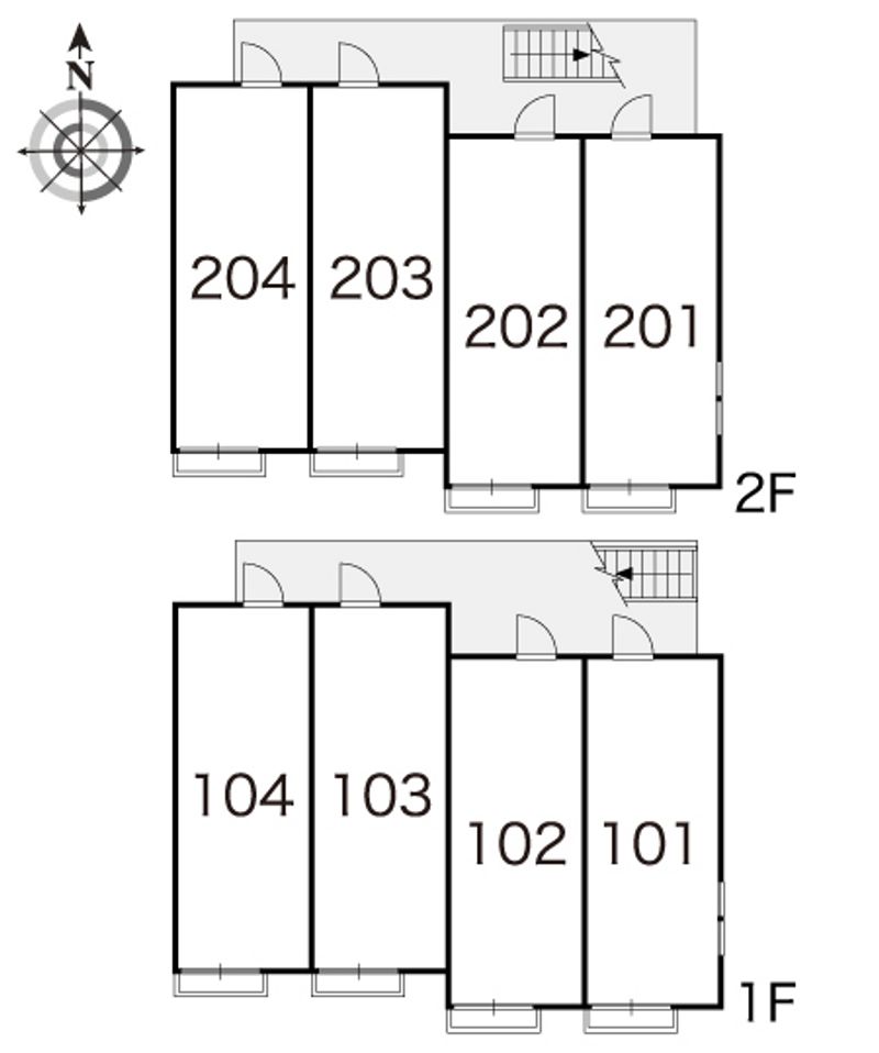 レオパレスＮＯＤＡ 間取り配置図