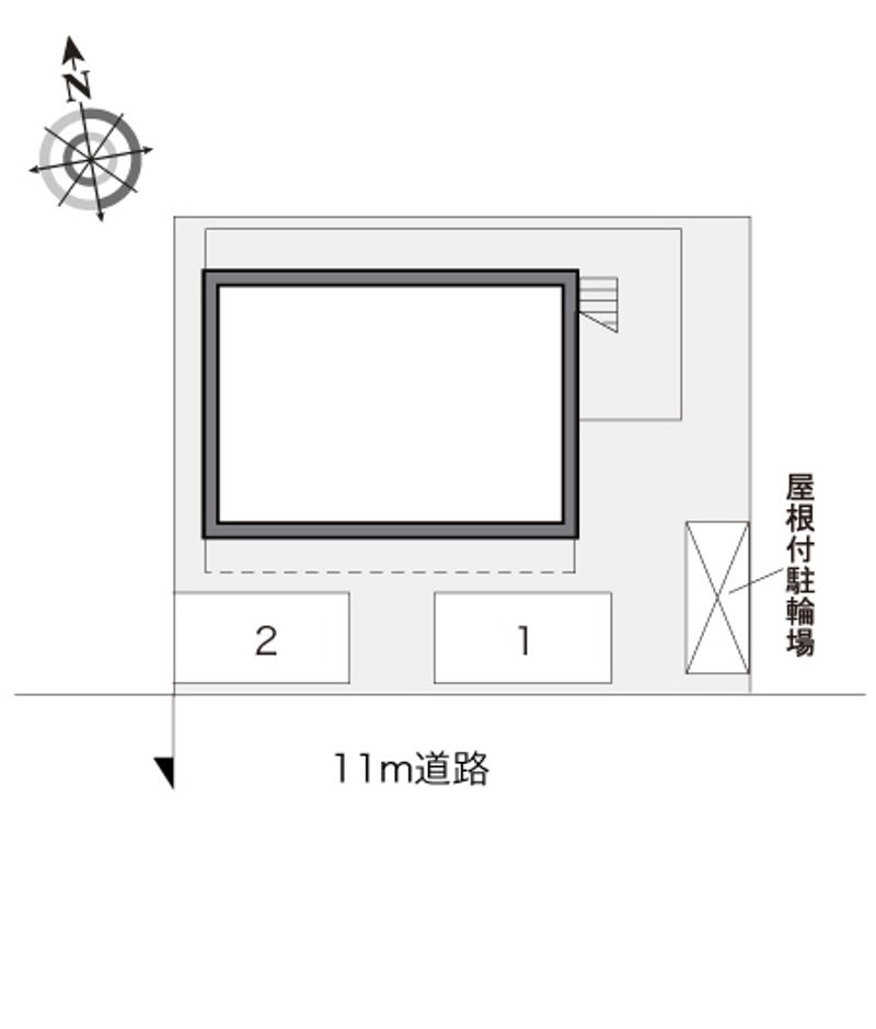 レオパレス能見台通 配置図