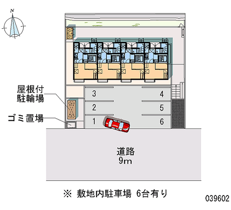 レオパレス筒尾 月極駐車場