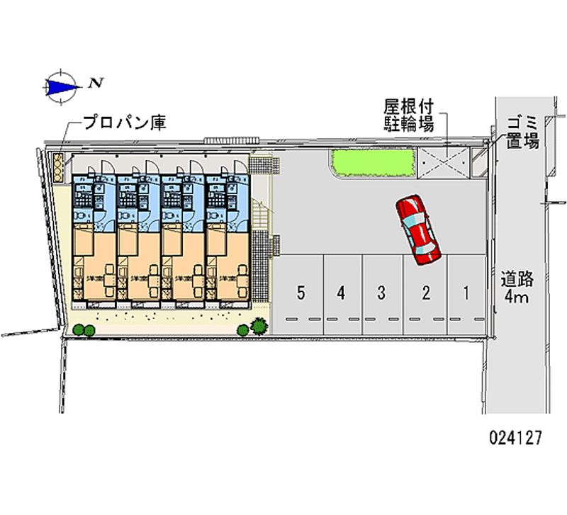 レオパレス久万ノ台 月極駐車場