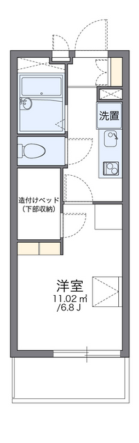 レオパレスＮＡＩＴＯ 間取り図