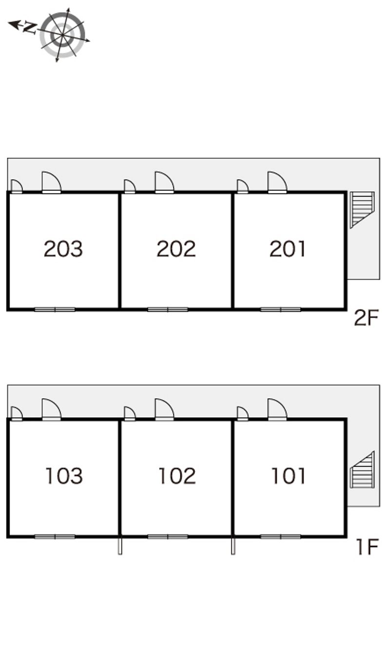 レオパレスジェーオー 間取配置図