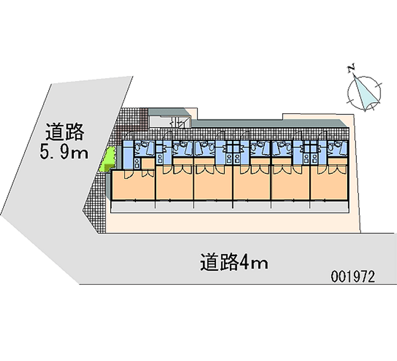 レオパレスアミ 区画図